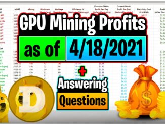 GPU Mining Profits as of 4/18/21 | Answering Questions | Twitch Recap