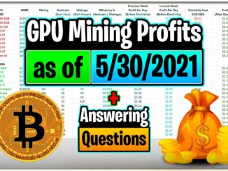 GPU Mining Profits as of 5/30/21 | Answering Questions | Twitch Recap