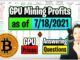 GPU Mining Profits as of 7/18/21 | GPU Prices | Answering Questions