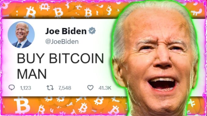 BREAKING: JOE BIDEN WANTS TO PUMP BITCOIN AND CRYPTO INTO THE ELECTION??